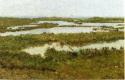 Albert Bierstadt A River Estuary, Germany oil painting artist